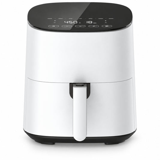 5-Quart Digital Air Fryer with Touch Controls, White