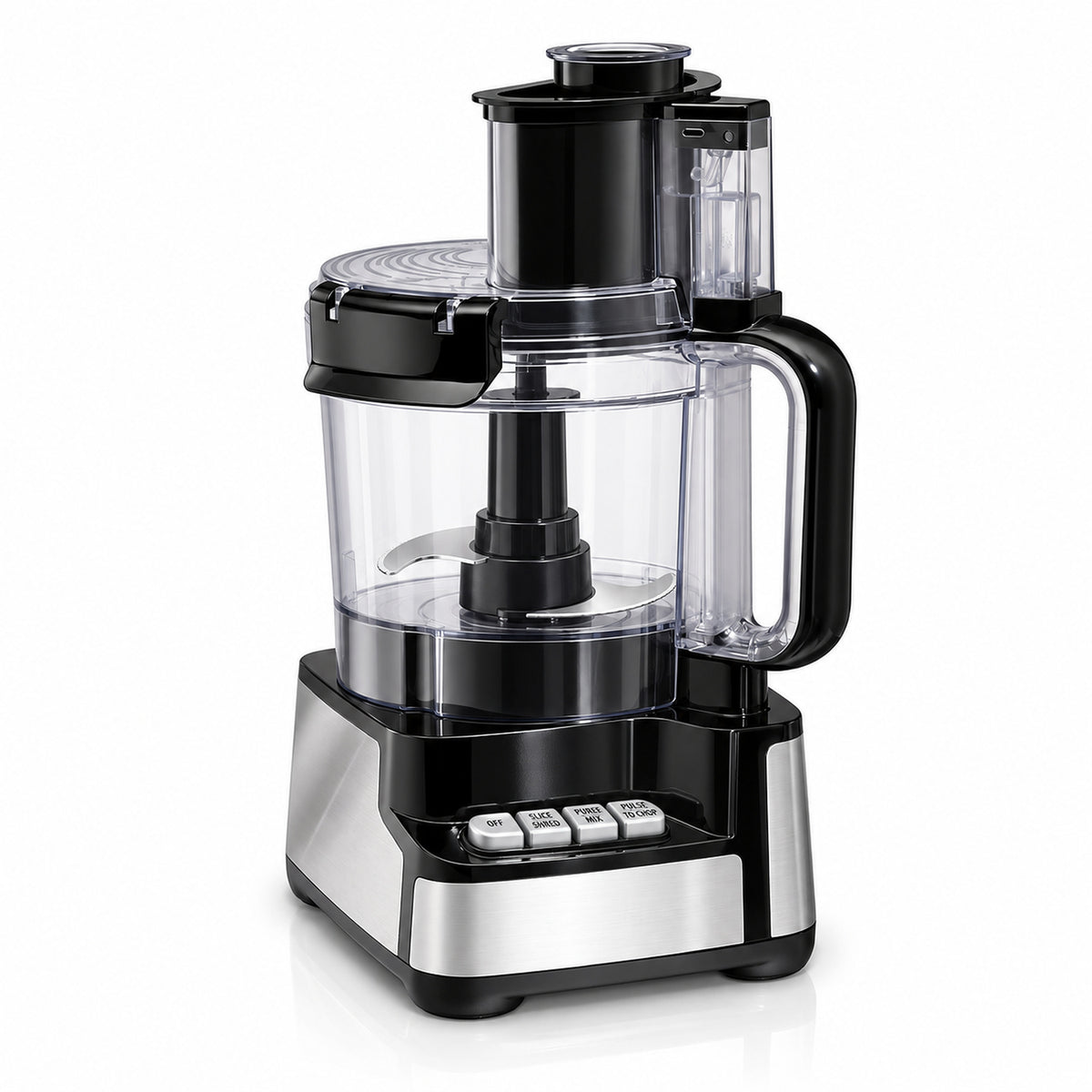 12-Cup Food Processor with Two Speeds and Pulse, Black