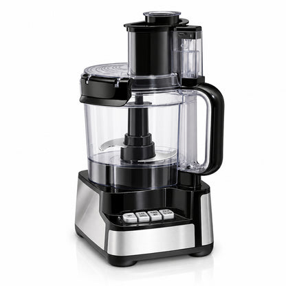 12-Cup Food Processor with Two Speeds and Pulse, Black
